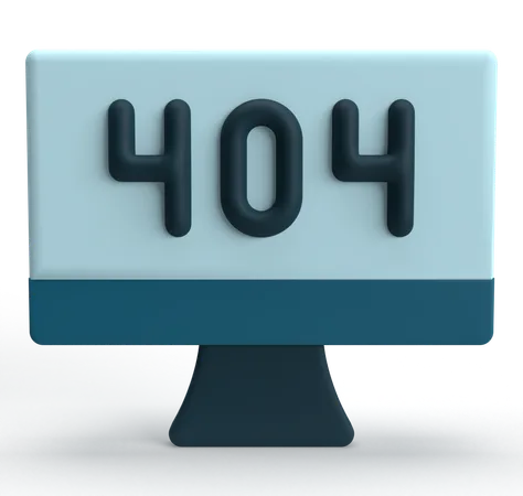 Erreur 404  3D Icon