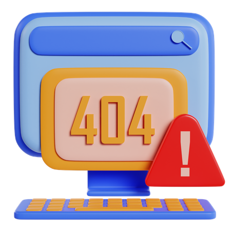 Erreur 404 sur l'affichage de la page Web  3D Icon