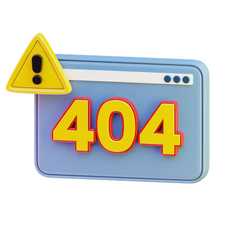 Erro 404  3D Icon