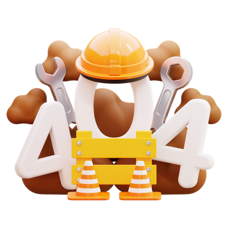 Erro 404  3D Icon