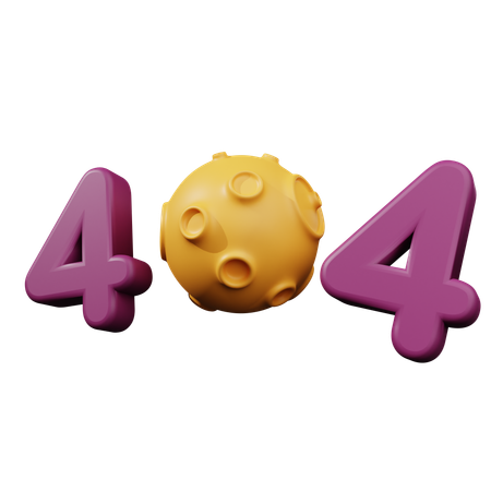 Erro 404  3D Icon