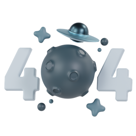 404 エラー  3D Icon