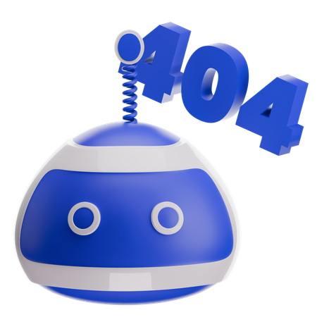 404 Error  3D Icon