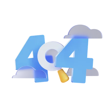 404 error  3D Icon