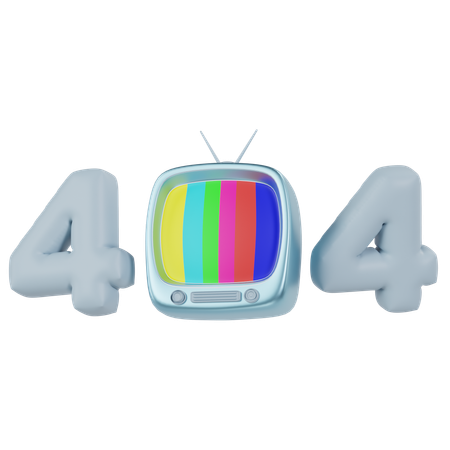 404 Error  3D Icon