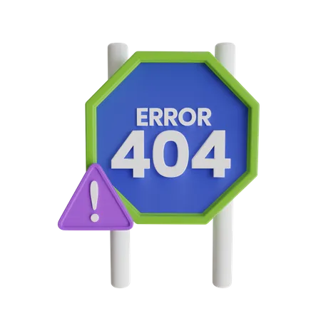 404 error  3D Icon