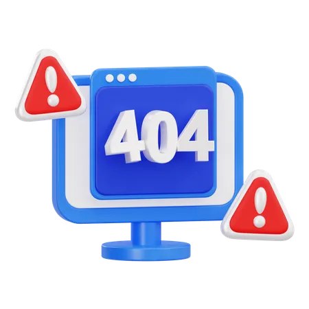 404 error  3D Icon