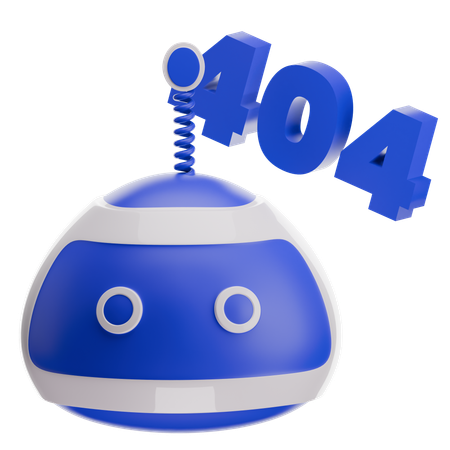 404 Error  3D Icon
