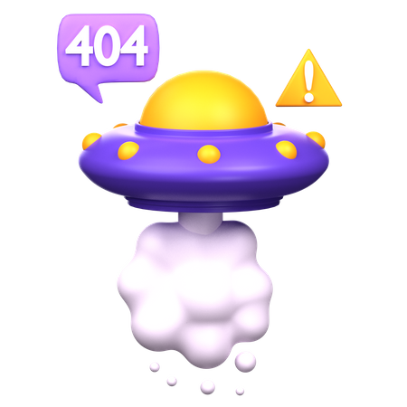 404 Error  3D Icon