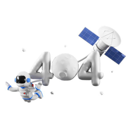 404 Error  3D Illustration