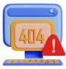 404 Error On Webpage Display
