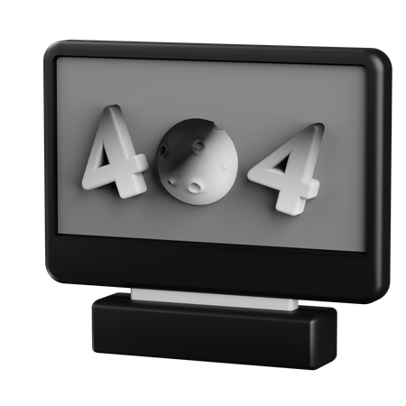 404 Fehler  3D Icon