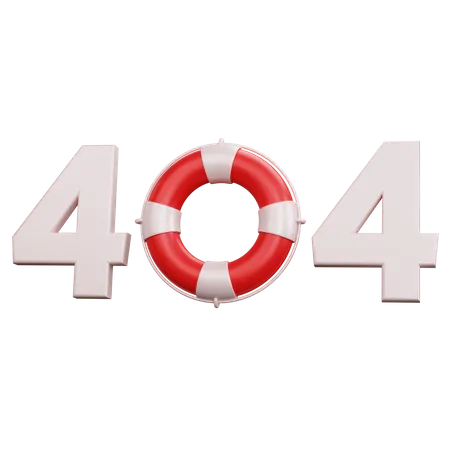 404 Fehler  3D Icon