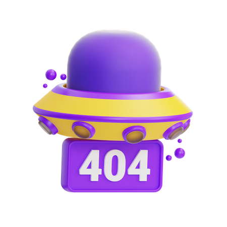 404 Fehler  3D Icon