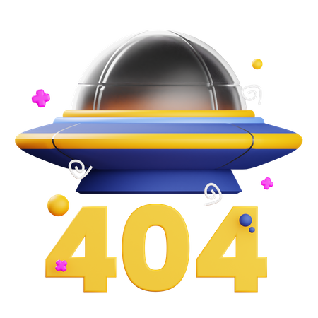 404 Fehler  3D Icon