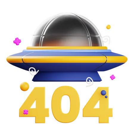 404 Fehler  3D Icon