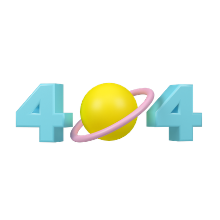 404 introuvable  3D Icon