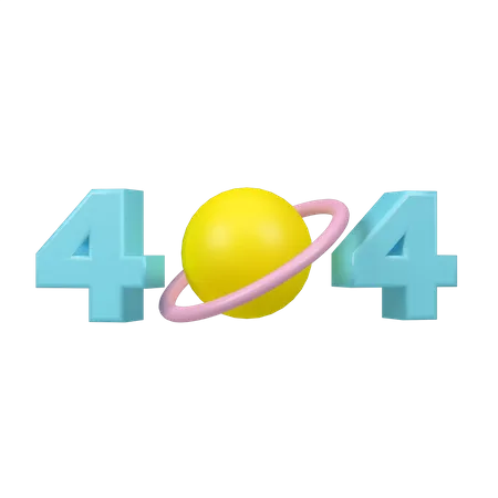 404 introuvable  3D Icon