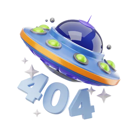 404 não encontrado  3D Icon