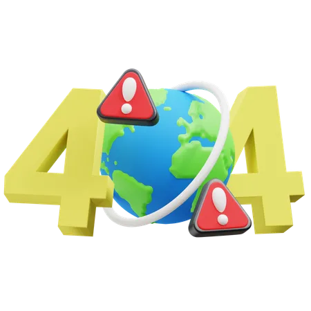 404 Nicht gefunden  3D Icon