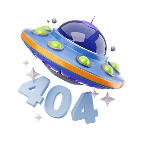 404 No encontrado  3D Icon