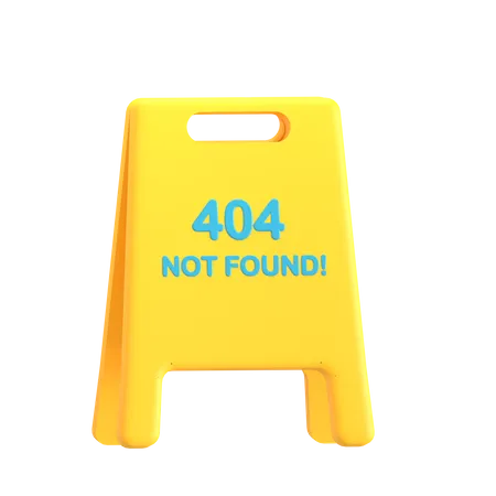404 Not Found 3 D Icon Suitable For Empty State Design 3D Icon
