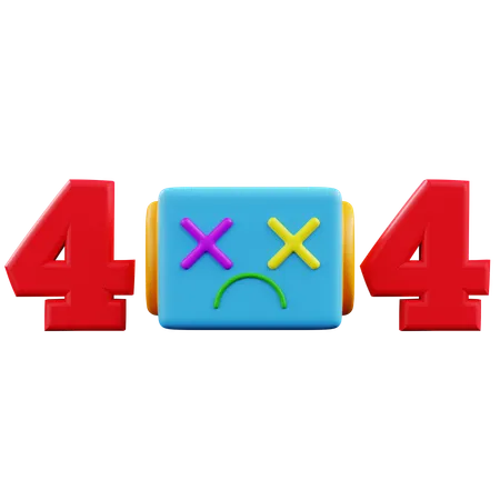 Tema de robot de página de error 404  3D Icon