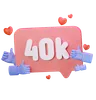 40K Love Like Followers