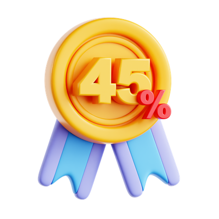 45% de desconto  3D Icon