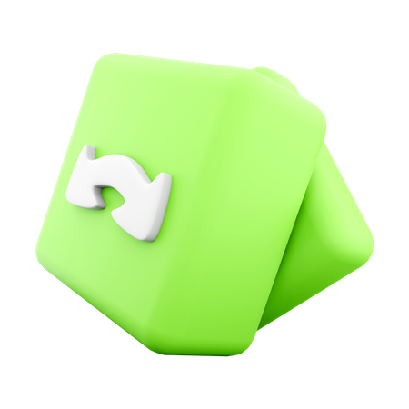 45 Degree Rotation  3D Icon
