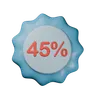 Insignia de 45% de descuento