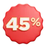 45 percent