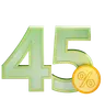 45 Percent Discount