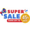 45 Percent Super Sale