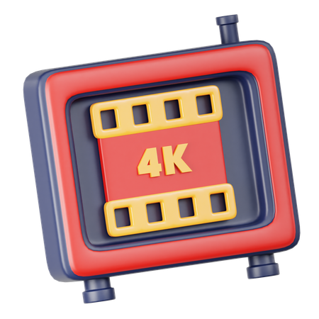 4K 품질  3D Icon