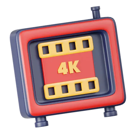 4K 품질  3D Icon