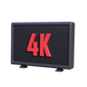 4k video 3d logo