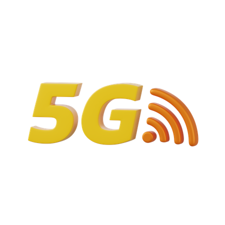 5G  3D Icon