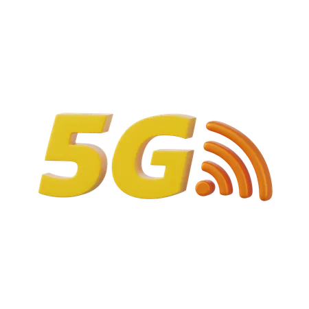 5G  3D Icon