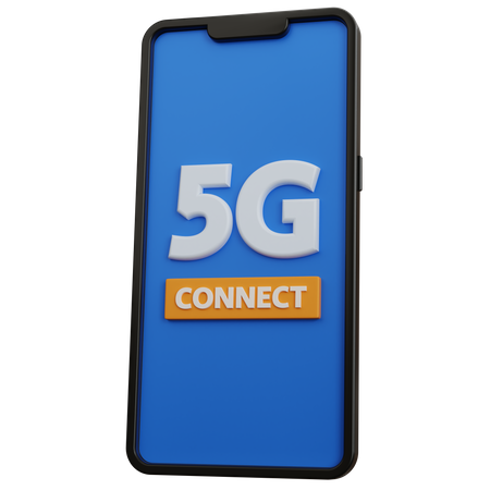 5 G Connection  3D Icon