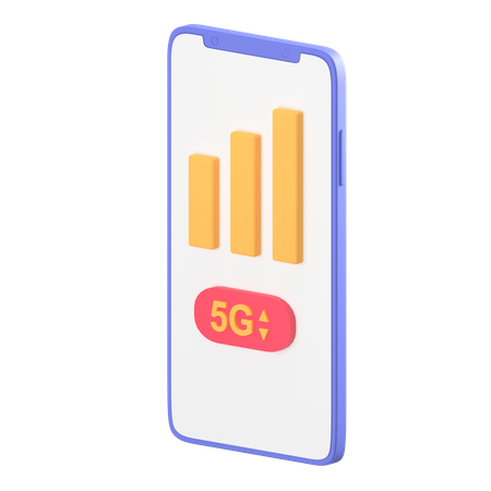 5 g Handy  3D Icon