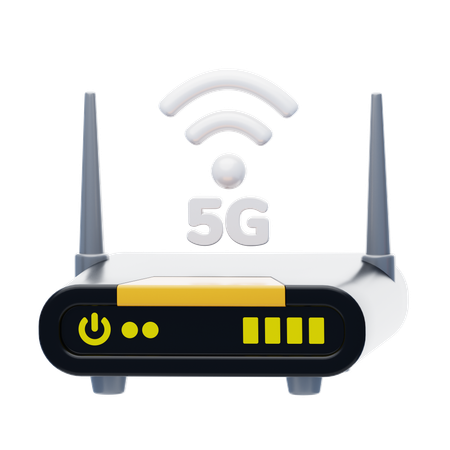 5 G Mordem  3D Icon