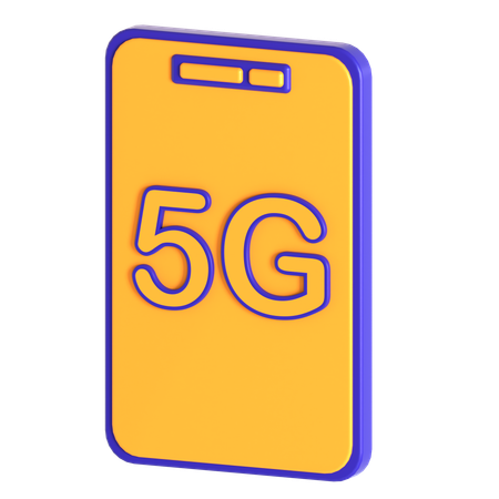 Celular 5g  3D Icon