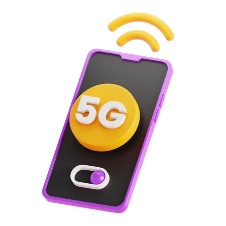 Celular 5g  3D Icon