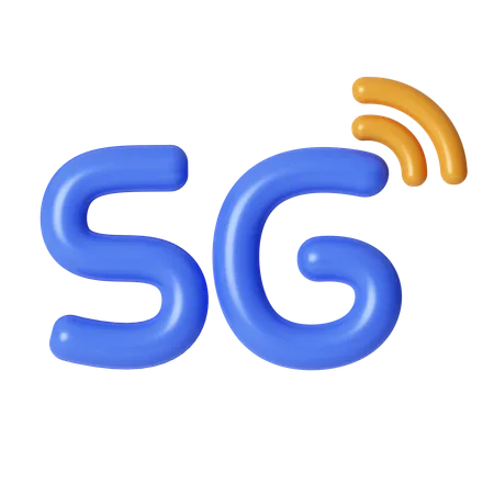 5g 네트워크  3D Icon