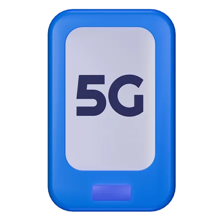 5 G Network  3D Icon