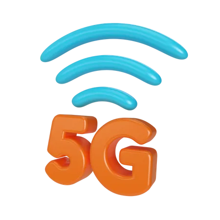 5 G Network  3D Illustration