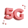 5 g network 3d logo