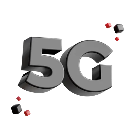 5 G Network Signal 3D Icon