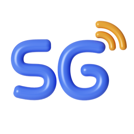 5g Netzwerk  3D Icon